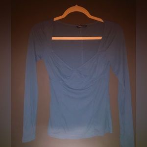 Blue bustiers top size small
